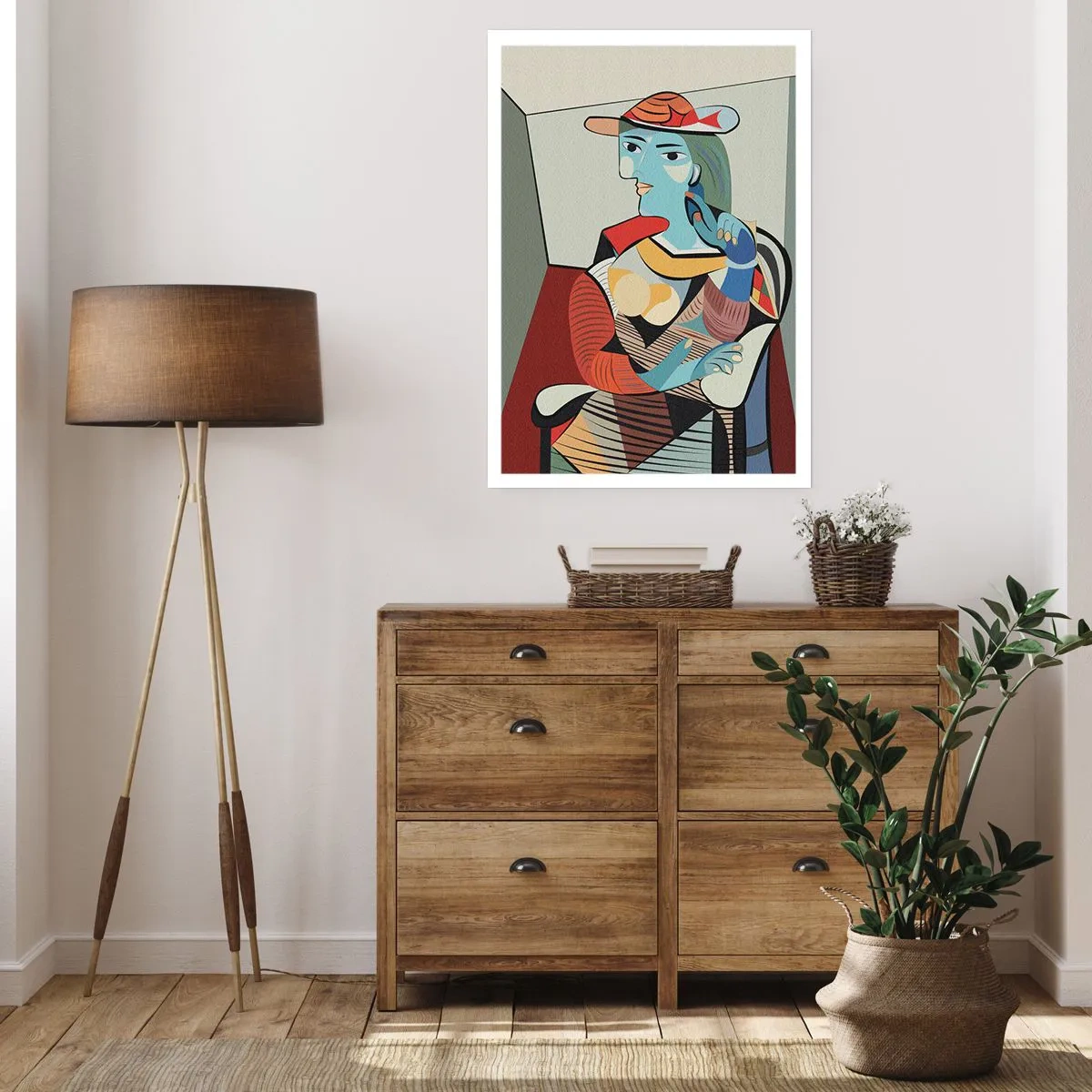 Poster - Door de ogen van Picasso - 70x100 cm