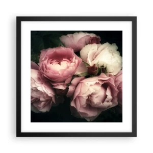 Poster in een zwarte lijst - De charme van belle epoque - 40x40 cm