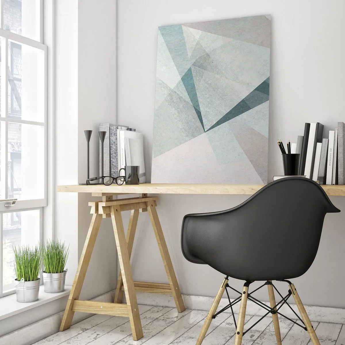 Schilderen op glas - Makkelijk maar dynamisch - 50x70 cm