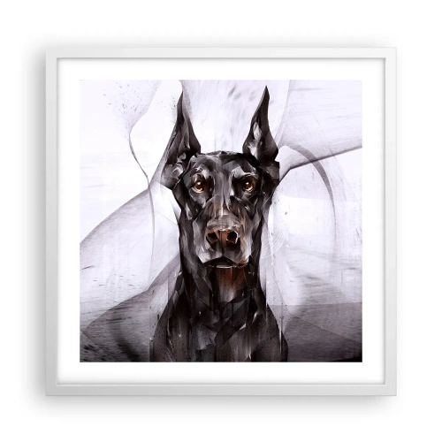 Poster in een witte lijst - Hooggeboren - 50x50 cm
