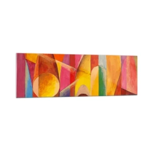 Schilderen op glas - Kathedraal van de zon - 160x50 cm