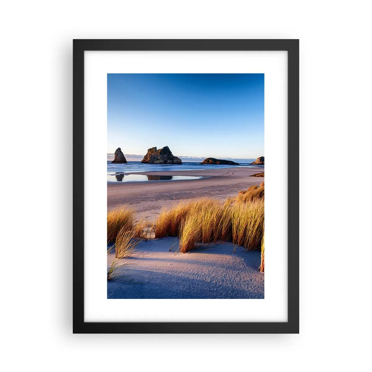 Poster in een zwarte lijst - Voor rustzoekers - 30x40 cm