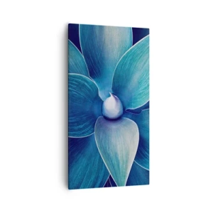 Schilderen op canvas - Blauw uit de lucht - 55x100 cm