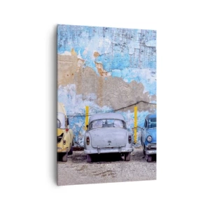 Schilderen op canvas - Veteranenbijeenkomst - 70x100 cm