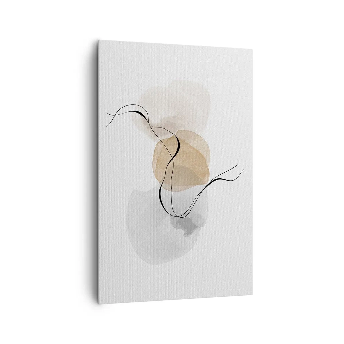 Schilderen op canvas - Lucht kralen - 80x120 cm