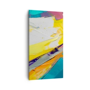 Schilderen op canvas - De anatomie van licht - 55x100 cm