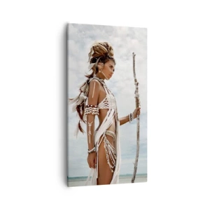 Schilderen op canvas - Koningin van de tropen - 55x100 cm