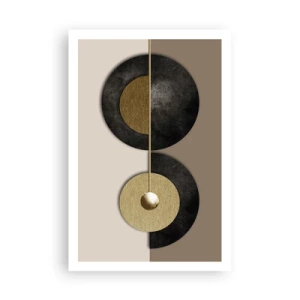 Poster - Variaties rond de cirkel - 61x91 cm