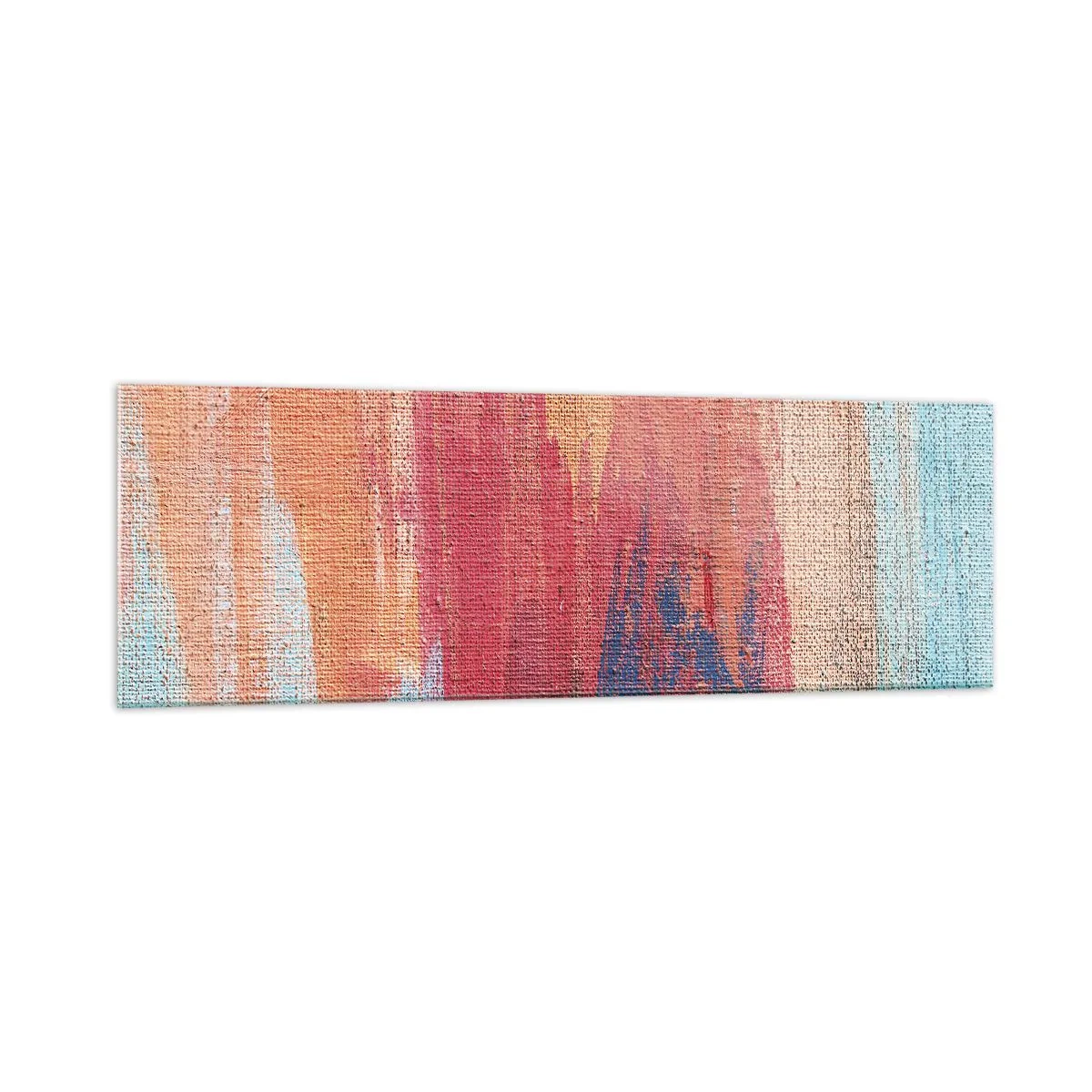 Schilderen op glas - Ren door de regenboog - 160x50 cm