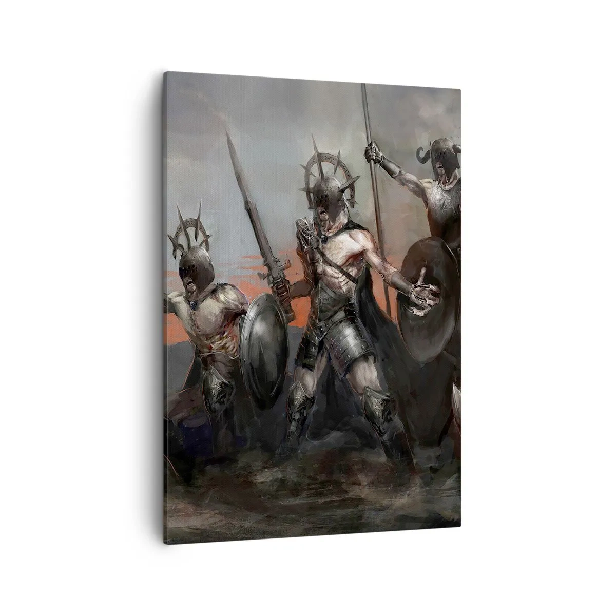Schilderen op canvas - Met of op een schild - 50x70 cm
