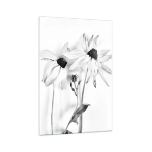Schilderen op glas - Niemand wil alleen zijn - 70x100 cm
