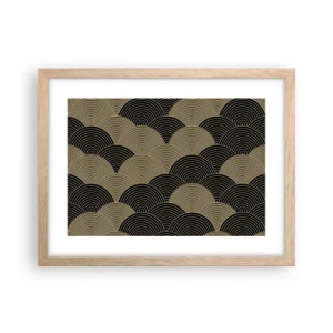 Een poster in een licht eiken lijst - Eenheid in veelheid - 40x30 cm