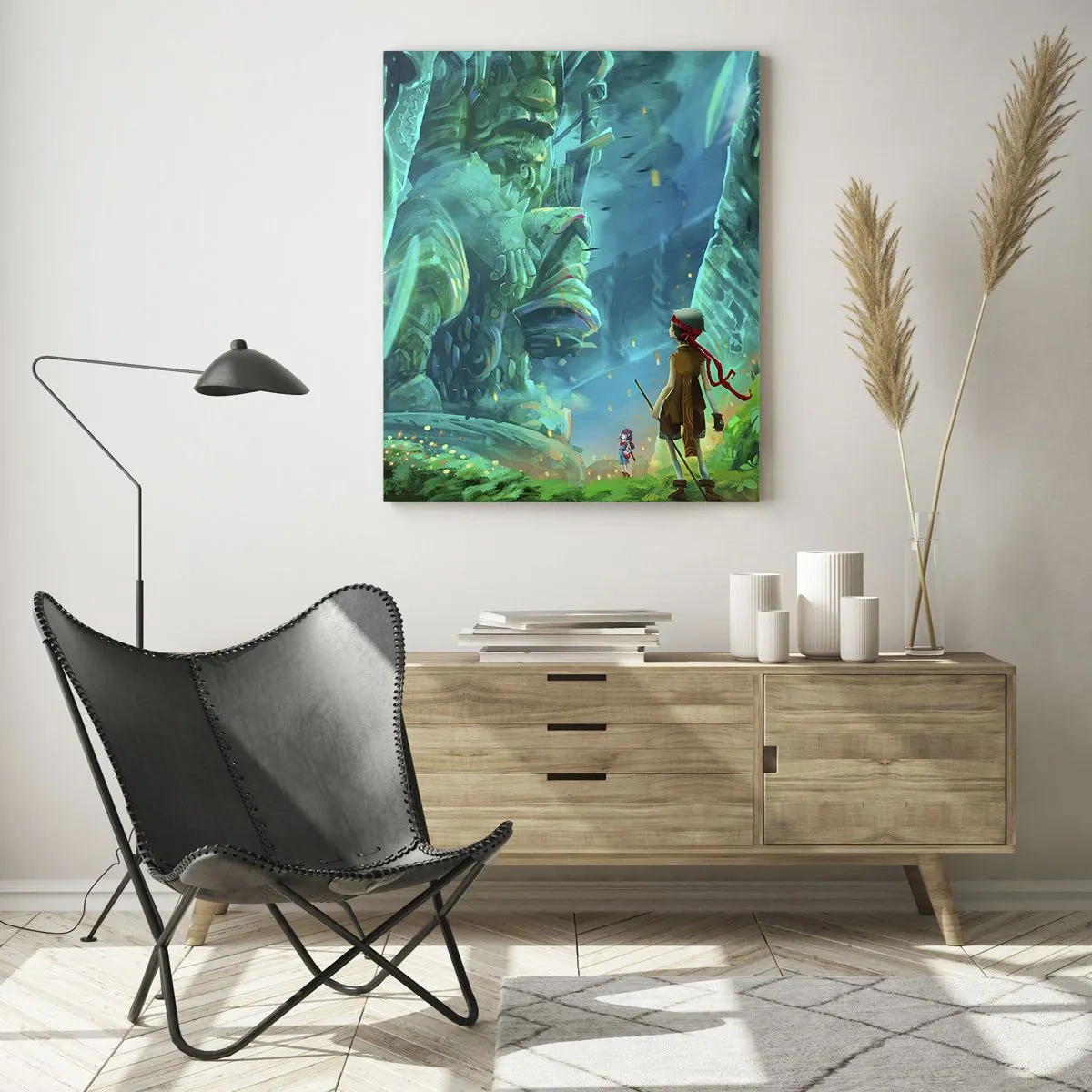 Schilderen op glas - Uit het grote Sprookjesboek - 50x70 cm
