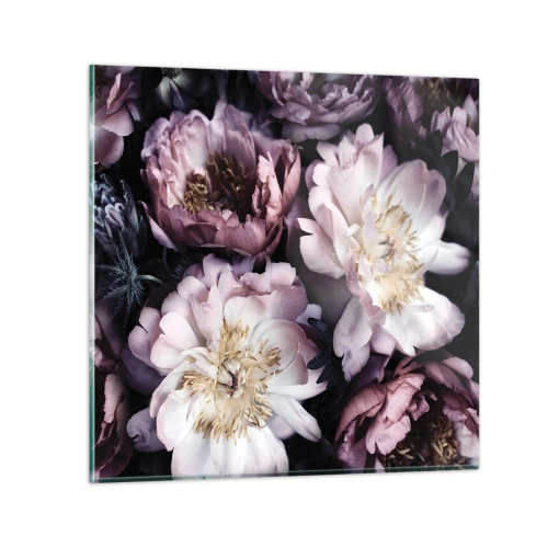 Schilderen op glas - Boeket ouderwets - 50x50 cm