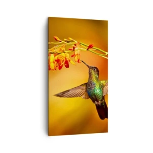 Schilderen op canvas - Een boodschapper van licht volgens de Maya - 45x80 cm