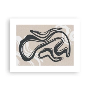 Poster - Expressie vermenigvuldigd - 40x30 cm