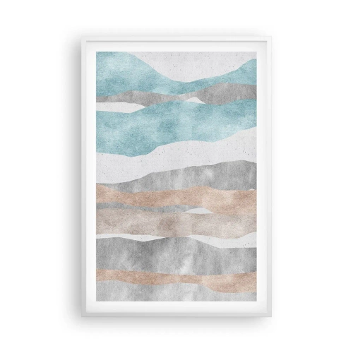 Poster in een witte lijst - Een studie van nabijheid - 61x91 cm