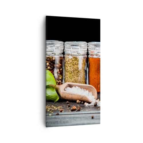 Schilderen op canvas - Zodat het leven smaak heeft - 55x100 cm