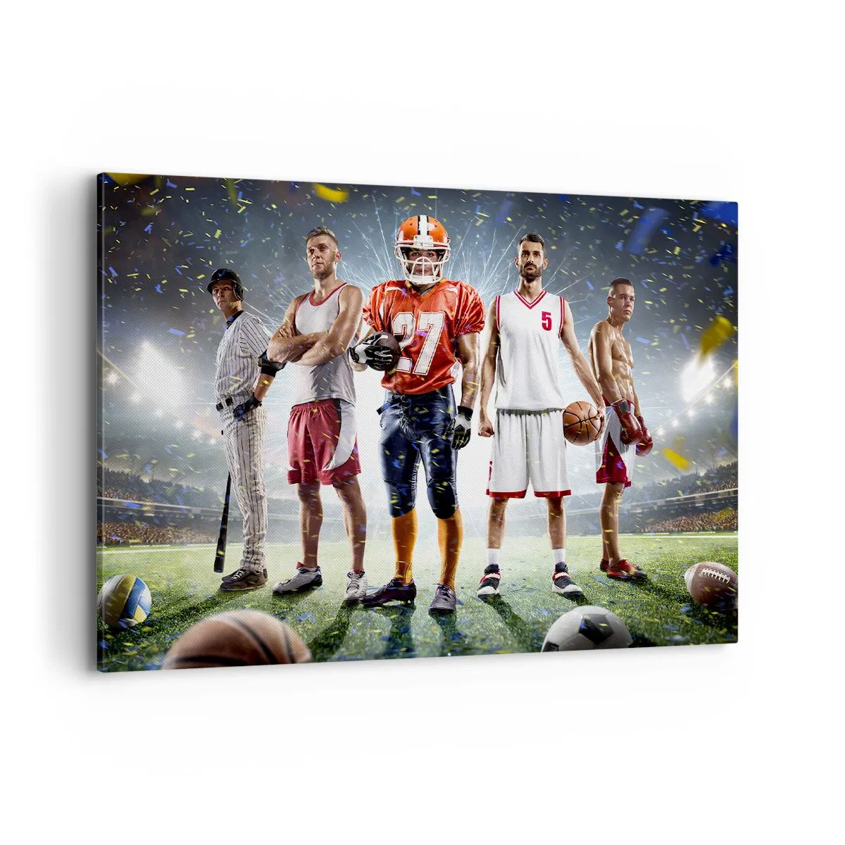 Schilderen op canvas - Veldgladiatoren - 100x70 cm