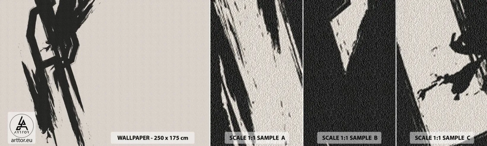 Fotobehang Staaltje Standard Eco - Onstuitbare haast - Minimalisme, Leeg, Deel - 100x30 cm