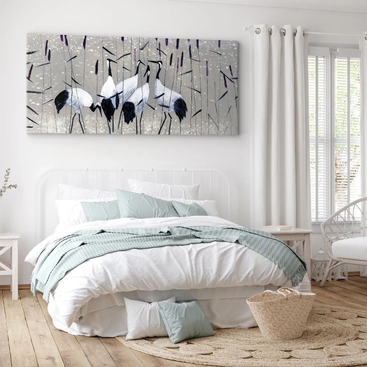 Schilderen op canvas - Onder hun eigen - 100x40 cm