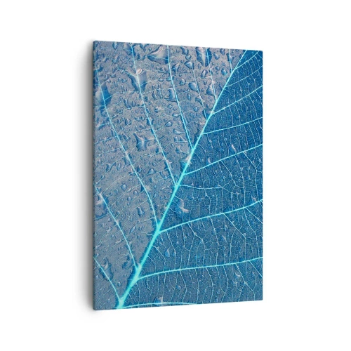 Schilderen op canvas - Leven in blauw - 50x70 cm