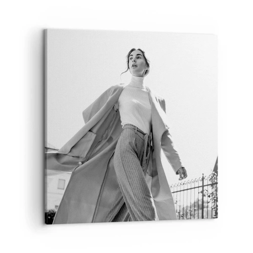 Schilderen op canvas - Ga je mee? - 50x50 cm