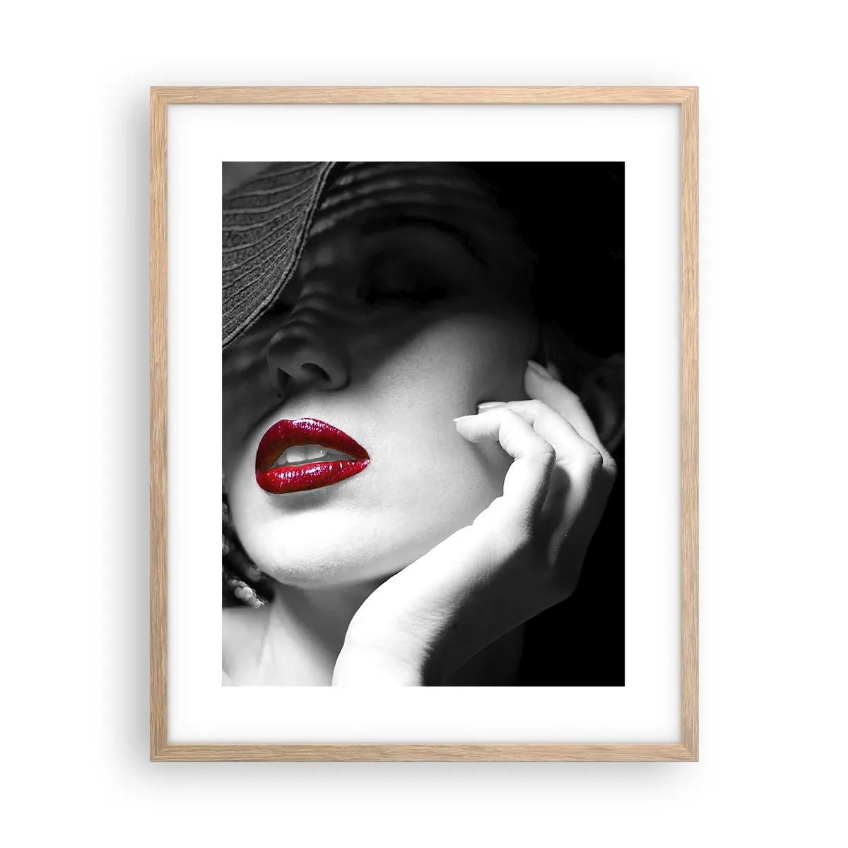 Een poster in een licht eiken lijst - Een studie in scharlaken - 40x50 cm