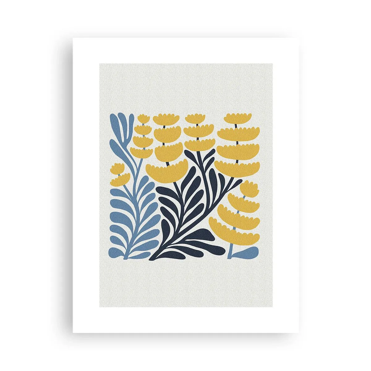 Poster - Zonnig bloembed - 30x40 cm