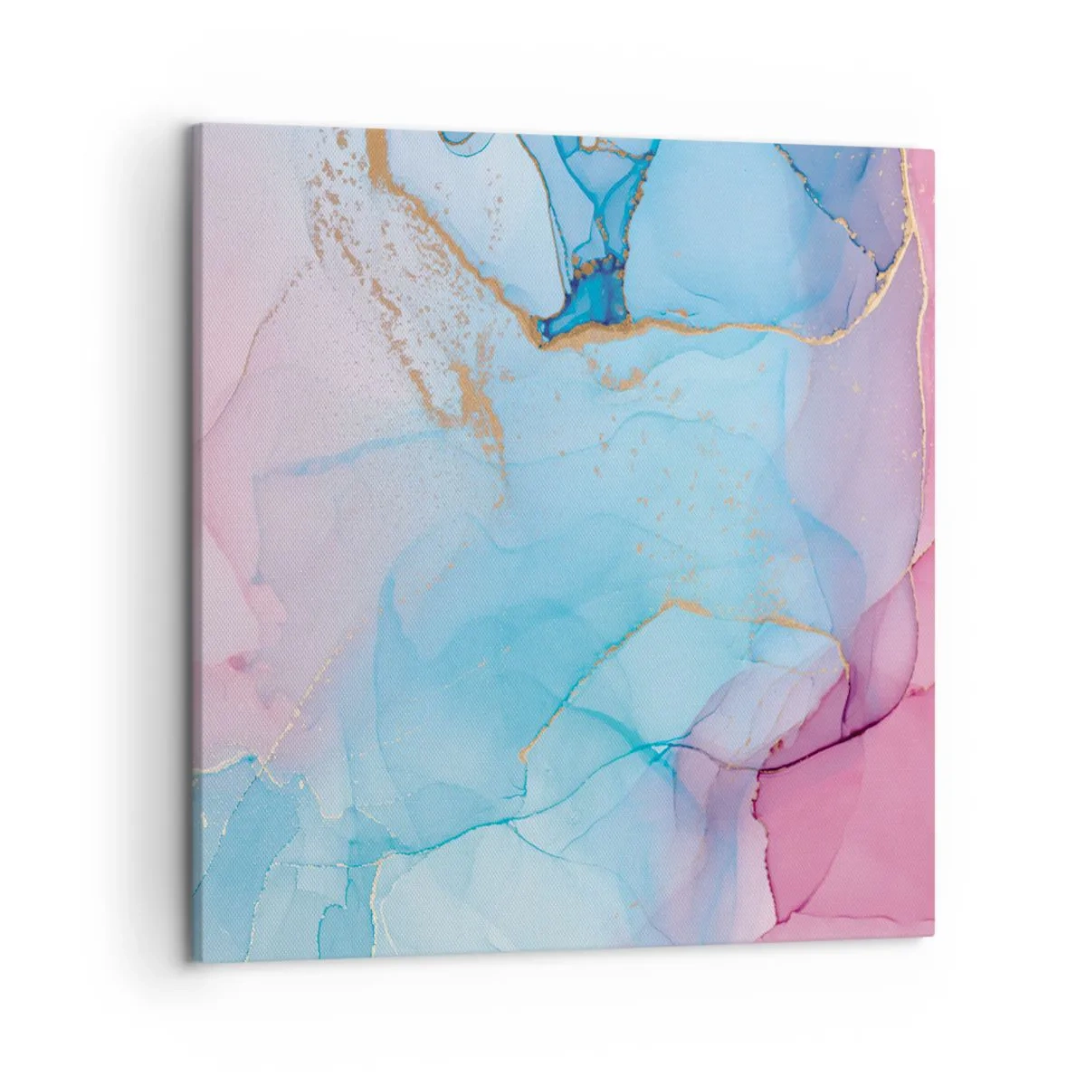 Schilderen op canvas - Ontmoeting en interpenetratie - 50x50 cm