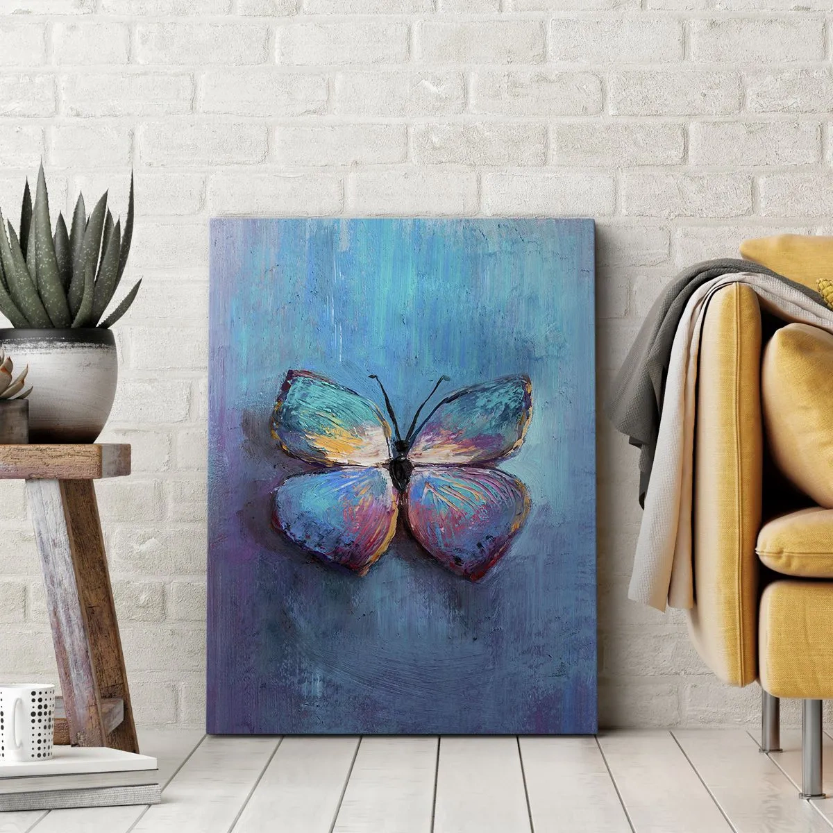 Schilderen op canvas - In al zijn glorie - 45x80 cm