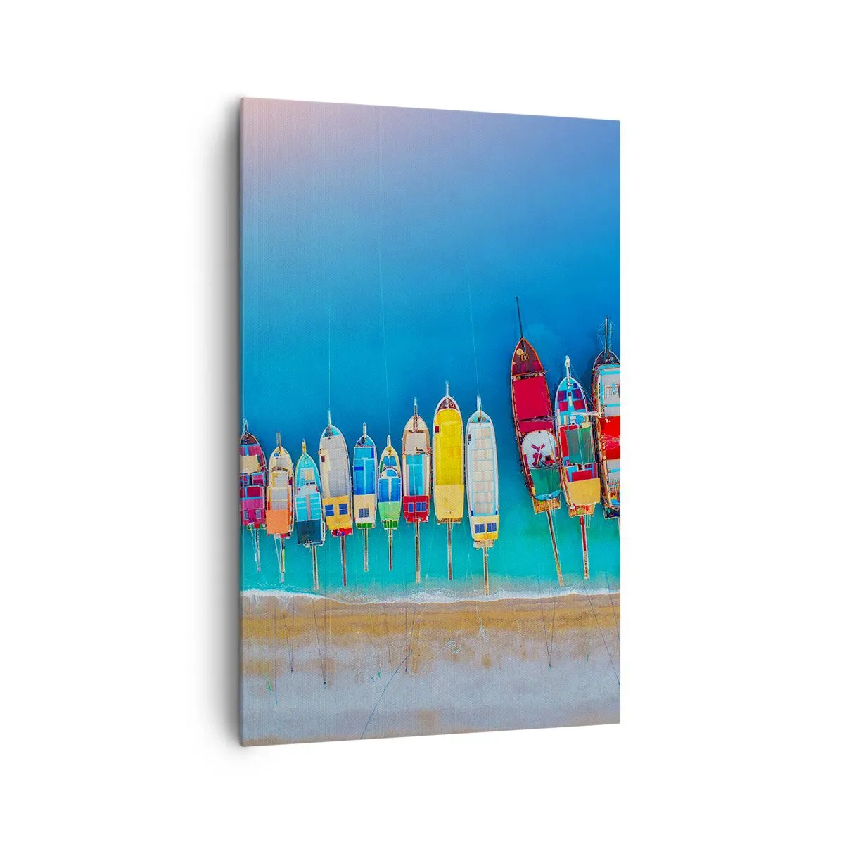 Schilderen op canvas - Vanuit vogelperspectief - 80x120 cm