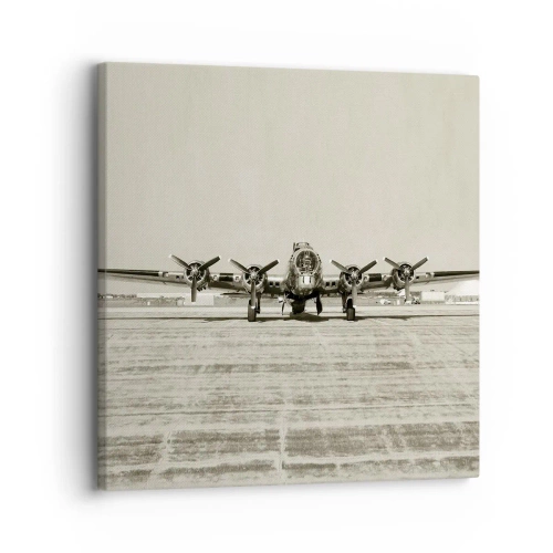 Schilderen op canvas - Zoals altijd klaar - 30x30 cm