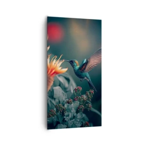 Schilderen op canvas - een werkelijk kleurrijk leven - 65x120 cm