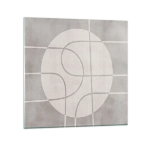 Schilderen op glas - Rond en rechtdoor - 30x30 cm