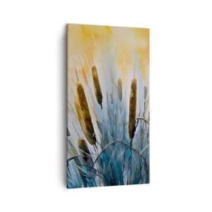 Schilderen op canvas - De kou van het water, de hitte van de zon - 45x80 cm