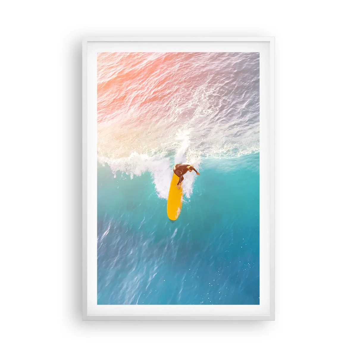 Poster in een witte lijst - De oceaanruiter - 61x91 cm