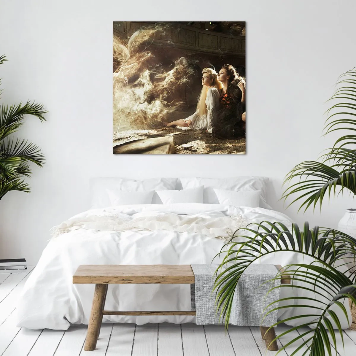 Schilderen op canvas - En er was poëzie - 40x40 cm