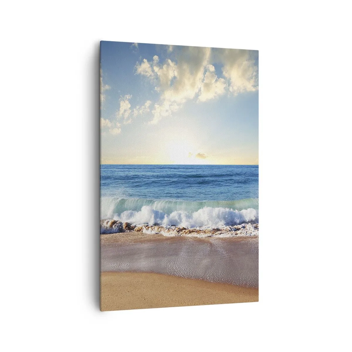 Schilderen op canvas - Beweging en stilte tegelijk - 80x120 cm