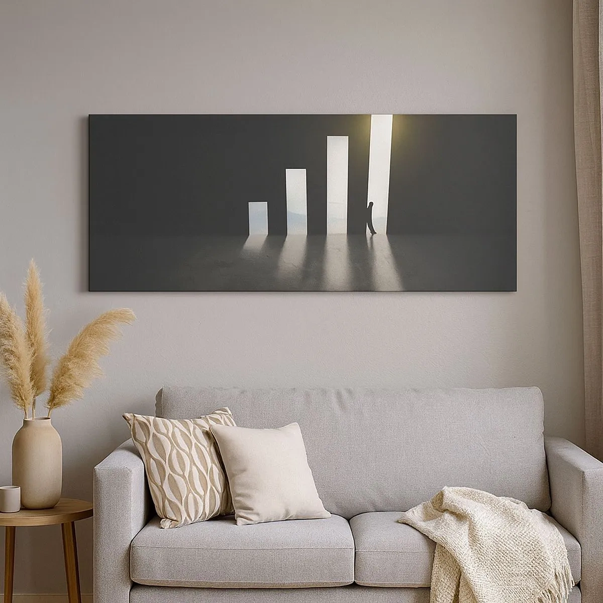 Schilderen op canvas - Succes - impressie - 100x40 cm