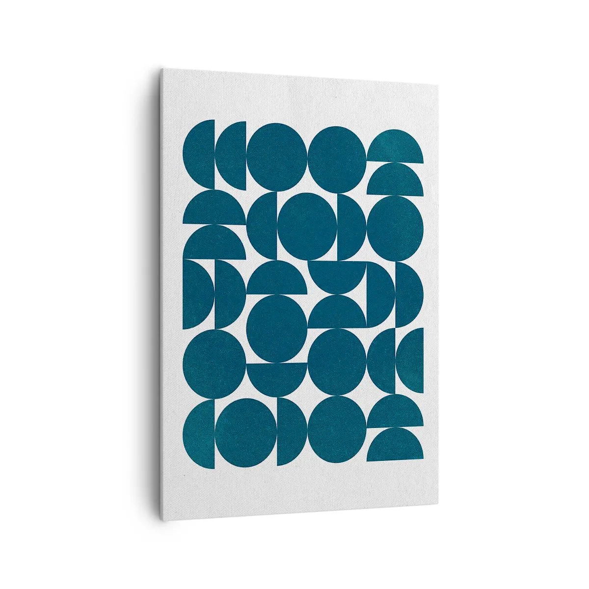 Schilderen op canvas - Cirkels en halfcirkels - 70x100 cm