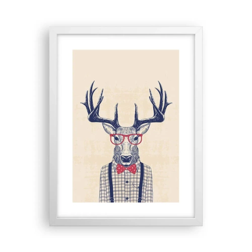 Poster in een witte lijst - Een grappig extravaganza - 30x40 cm