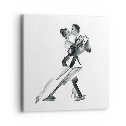 Schilderen op canvas - In één slag - 40x40 cm