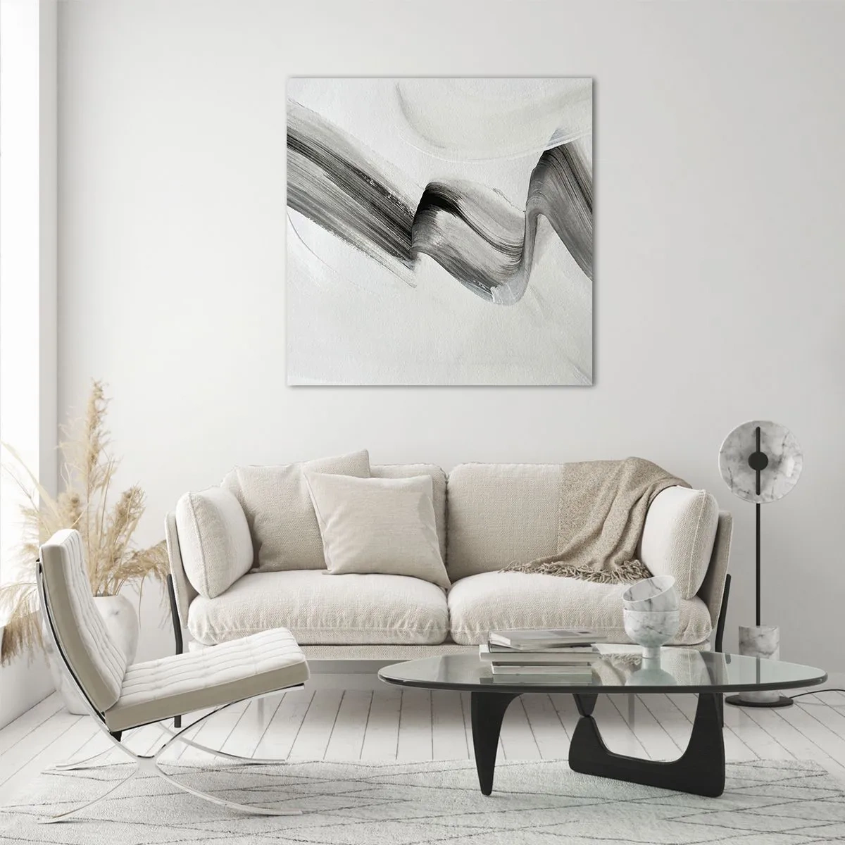 Schilderen op glas - Terloops voor de lol - 40x40 cm