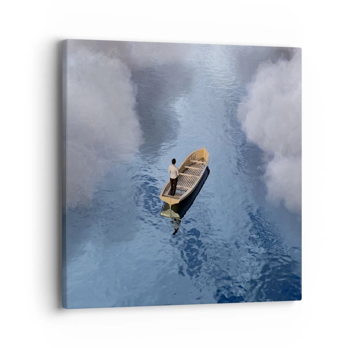 Schilderen op canvas - Leven – reis – onbekend - 40x40 cm