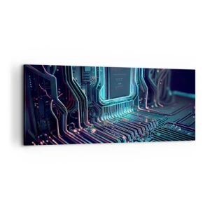 Schilderen op canvas - Ik ben aan het denken… - 120x50 cm