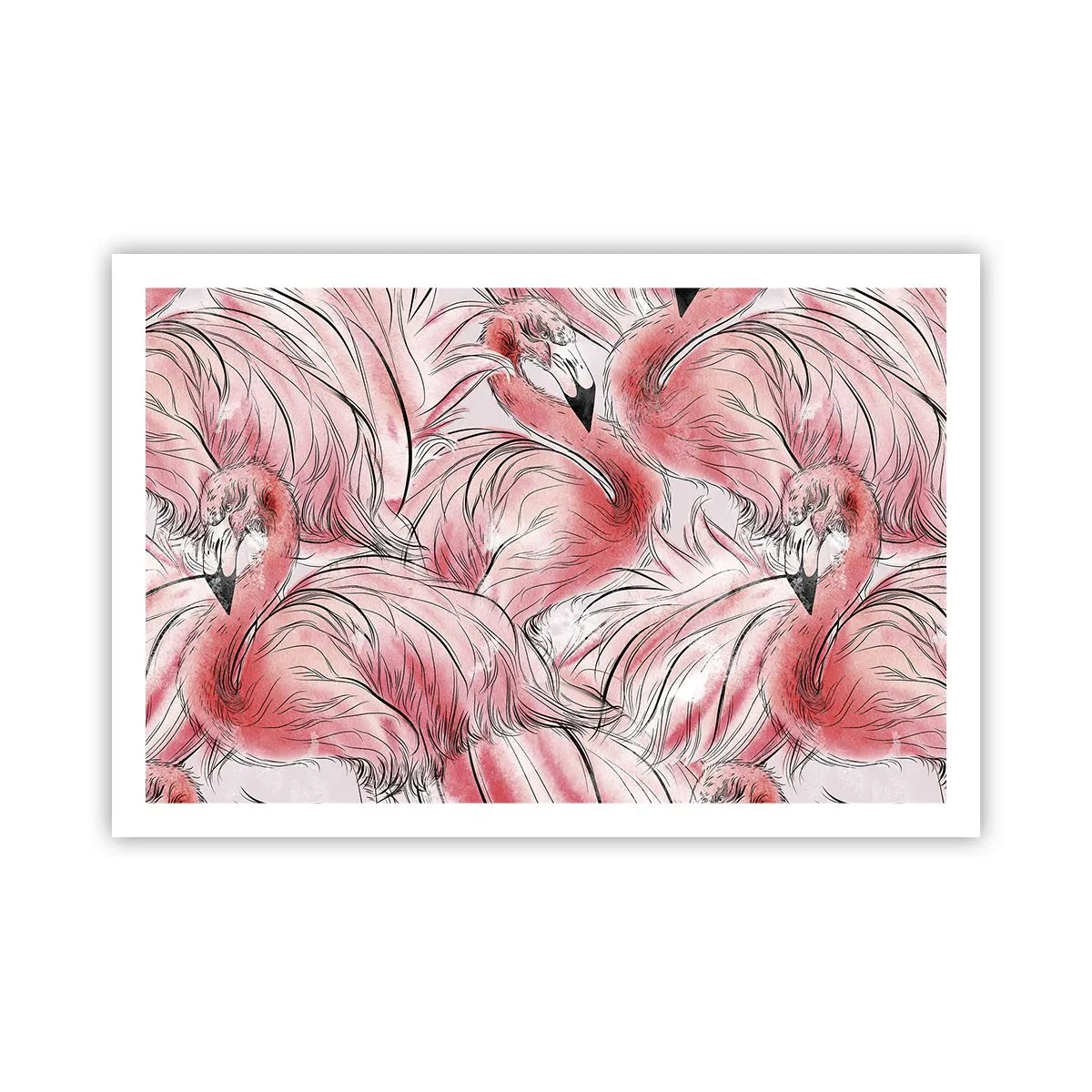 Poster - Vogelcorps de ballet - 91x61 cm