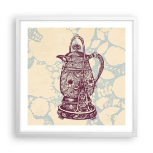 Poster in een witte lijst - De schoonheid van het dagelijks leven - 50x50 cm