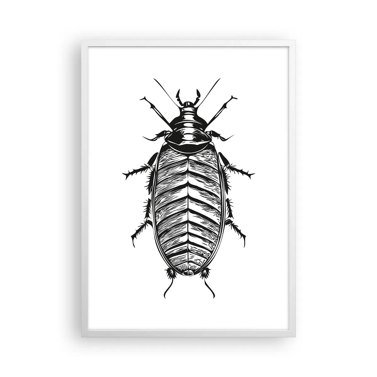 Poster in een witte lijst - Wat een exemplaar! - 50x70 cm