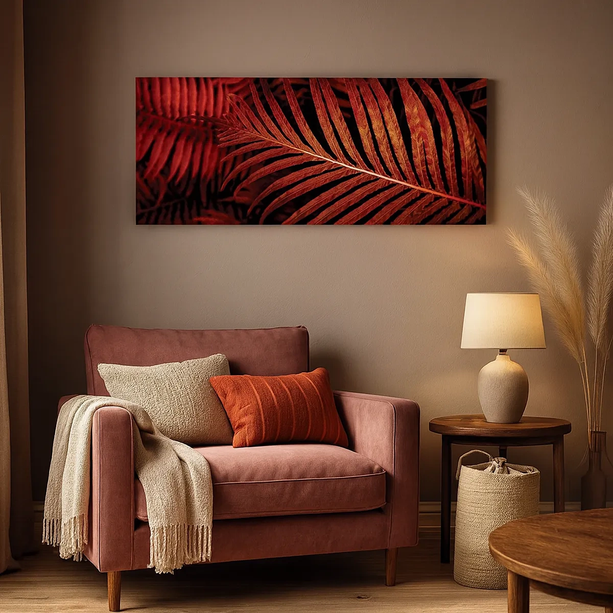 Schilderen op canvas - De hitte van het leven - 30x30 cm